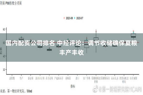 国内配资公司排名 中经评论：调节收储确保夏粮丰产丰收