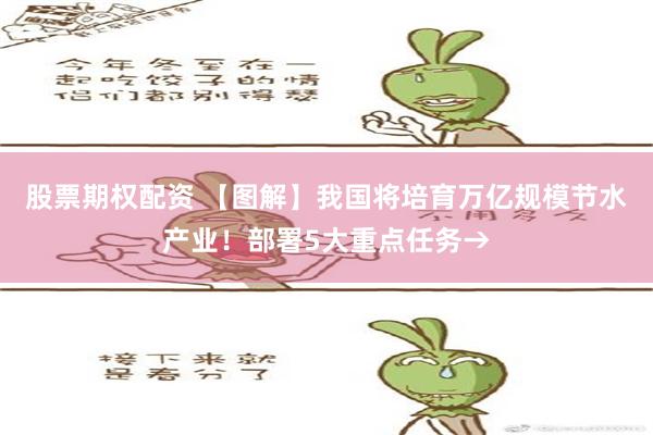 股票期权配资 【图解】我国将培育万亿规模节水产业！部署5大重点任务→