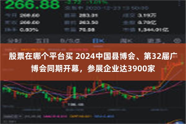 股票在哪个平台买 2024中国县博会、第32届广博会同期开幕，参展企业达3900家