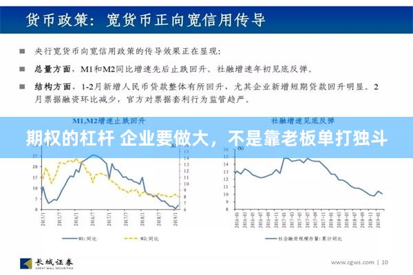 期权的杠杆 企业要做大，不是靠老板单打独斗