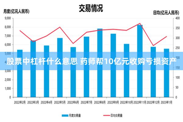 股票中杠杆什么意思 药师帮10亿元收购亏损资产