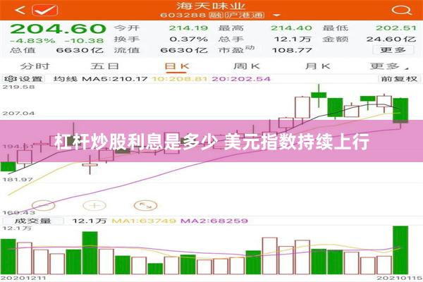 杠杆炒股利息是多少 美元指数持续上行