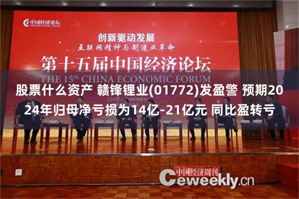 股票什么资产 赣锋锂业(01772)发盈警 预期2024年归母净亏损为14亿-21亿元 同比盈转亏